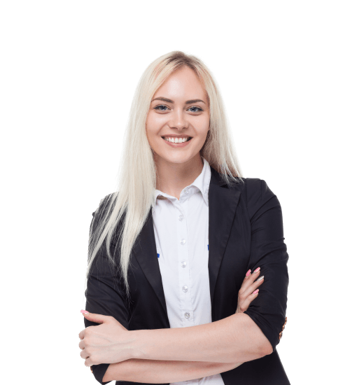 Smiling used car finance customer