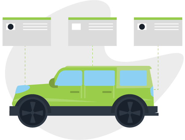 Types of car insurance shown with options available